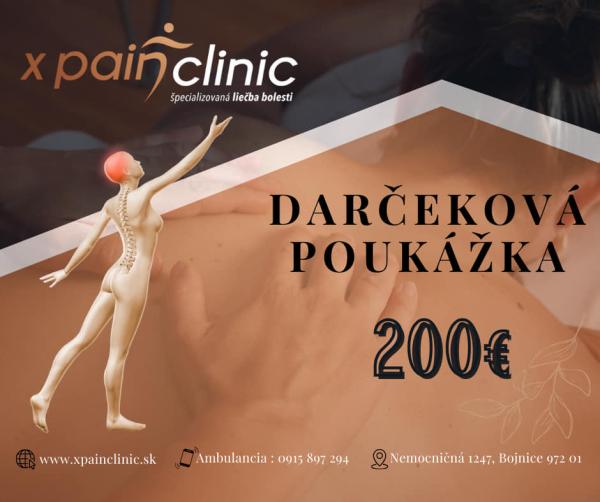 Darčeková poukážka 200€