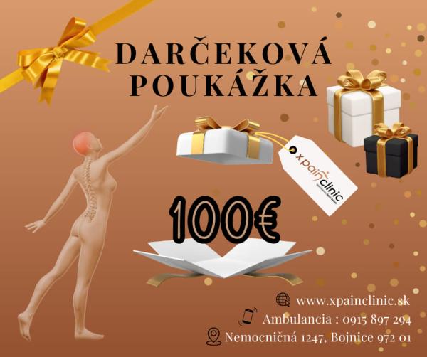 Darčeková poukážka 100€